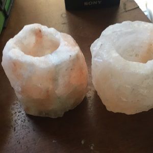 Himalayan salt rocks